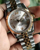 Seiko Datejust- Two Tone Gold Roman Dial