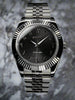 Seiko DateJust - Premium Black Obsidian Arab Dial