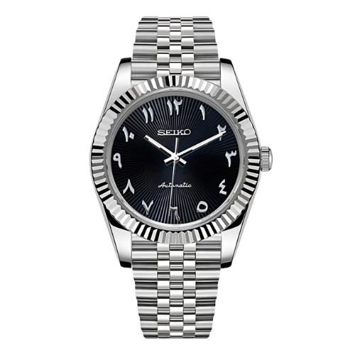 Seiko DateJust - Premium Black Obsidian Arab Dial