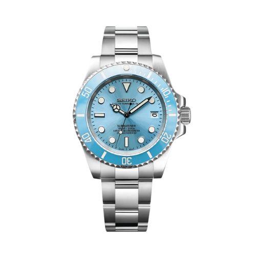 Seiko Mod - Submariner Aqua Blue