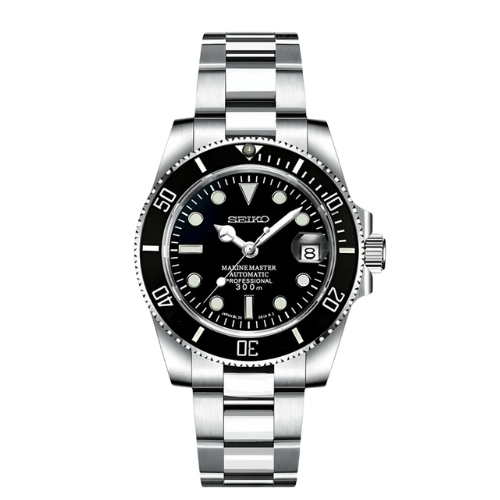 Seiko Mod - Submariner Black