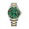 Seiko Mod - Submariner Two-tone Green