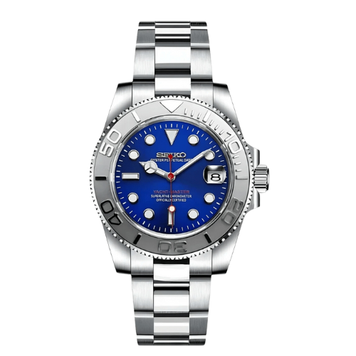 Seiko Mod - Yacht Master Blue