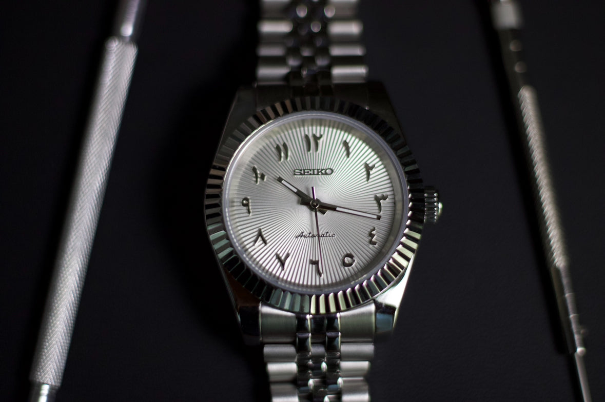 Seiko Datejust - Premium White Pearl Arab Dial