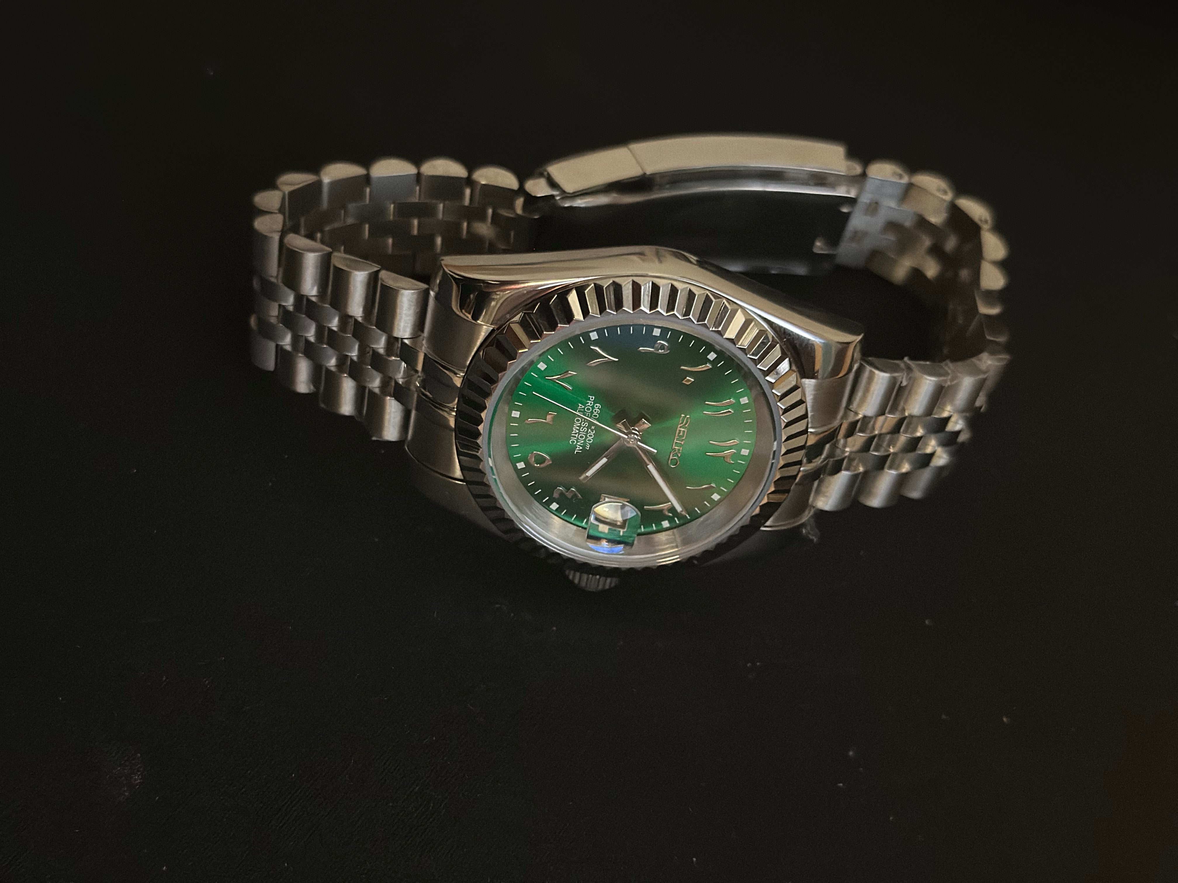 Seiko DateJust - Royal Green Arabic Dial